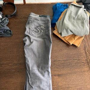 Silver boyfriend Jean